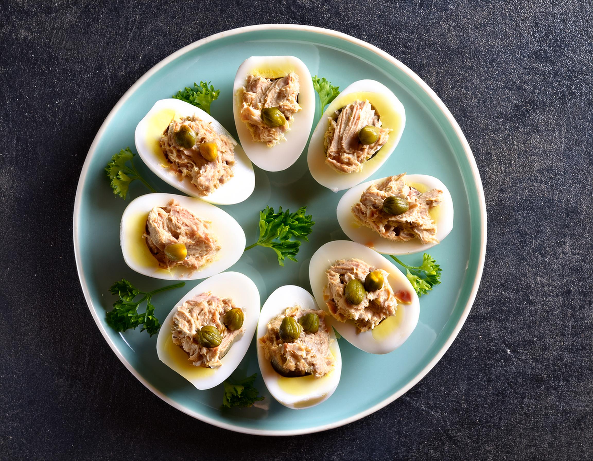 oeufs farcis au thon