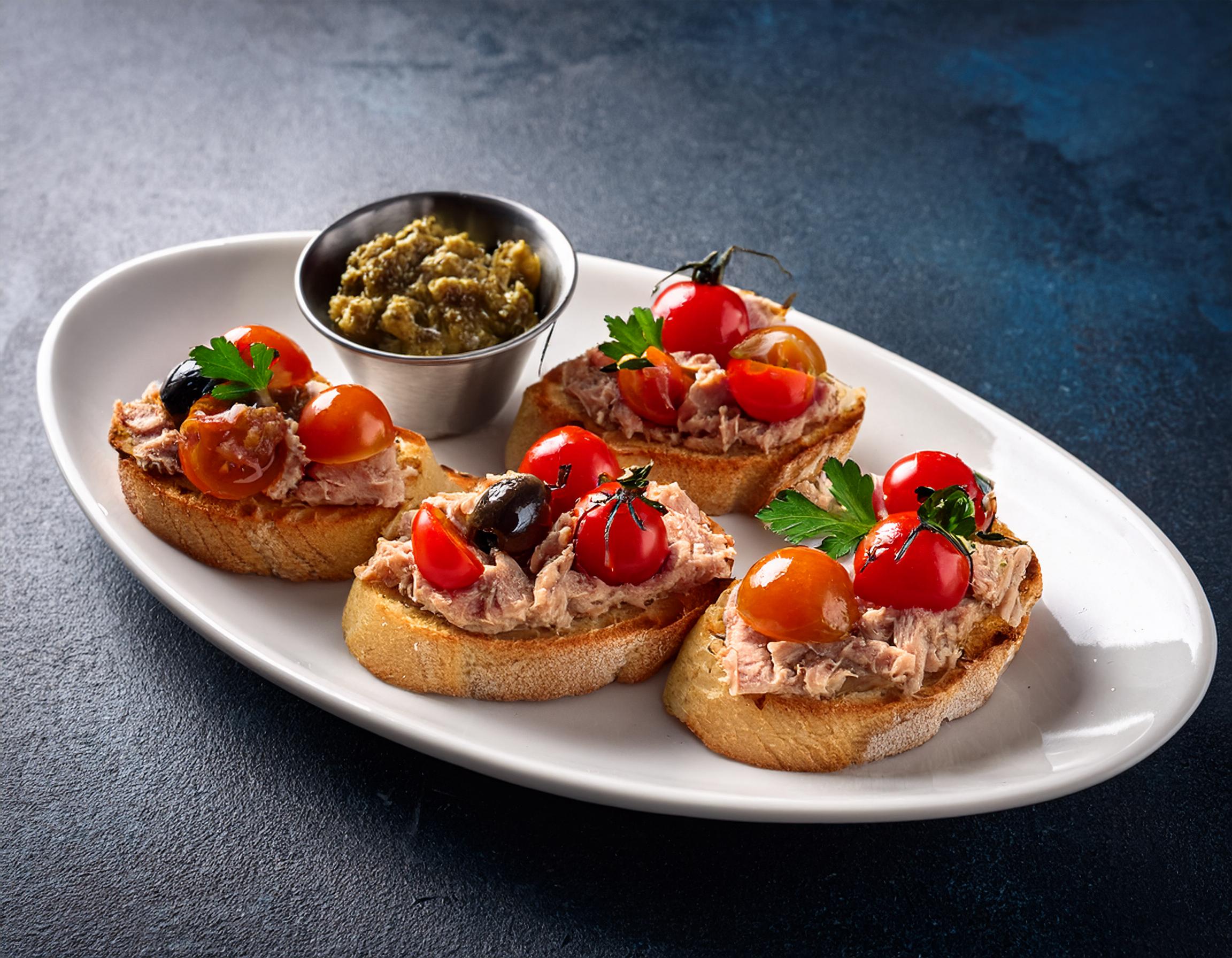 Bruschettas du soleil au thon