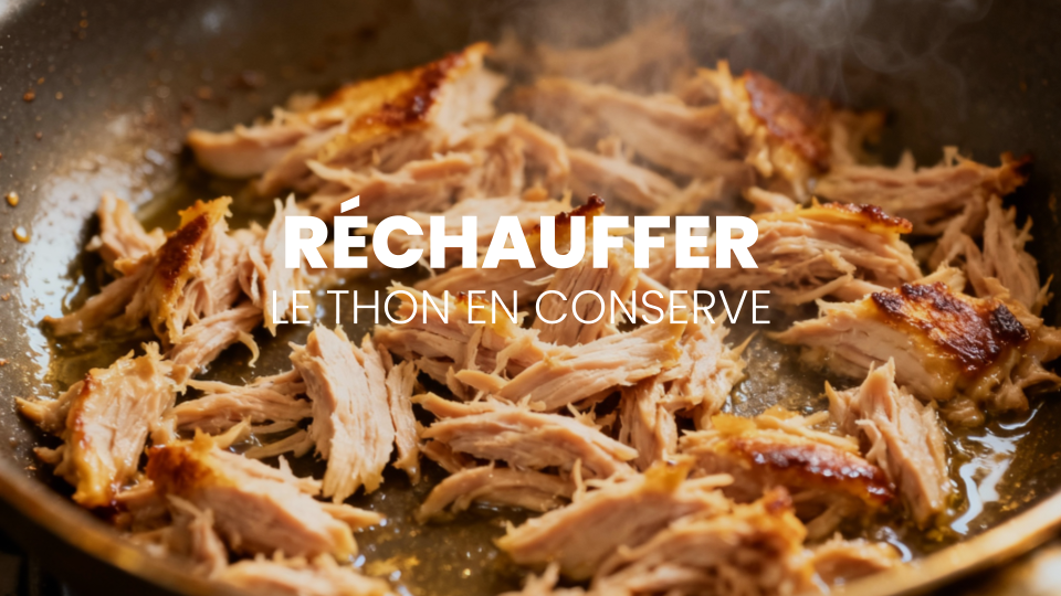 Comment réchauffer correctement du thon en boîte ?